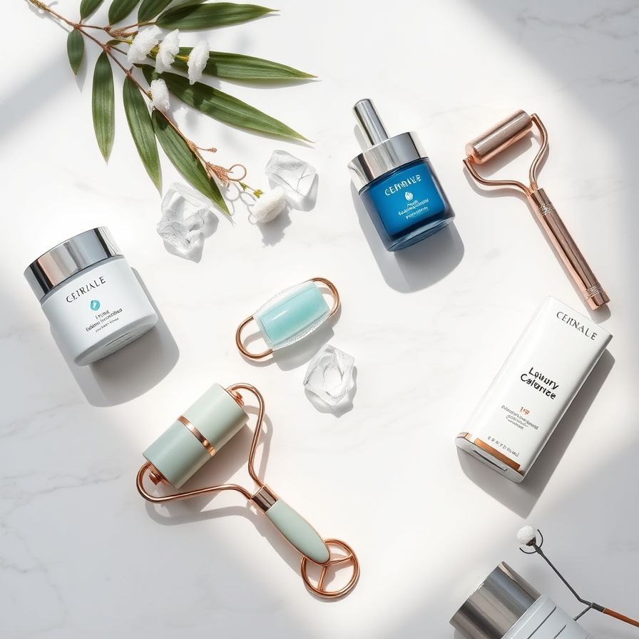 Ice Roller Visage D�puffant � Soin Anti-Cernes