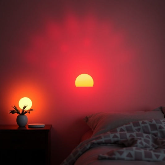 Lampe Projection Sunset — Ambiance Dorée Virale TikTok