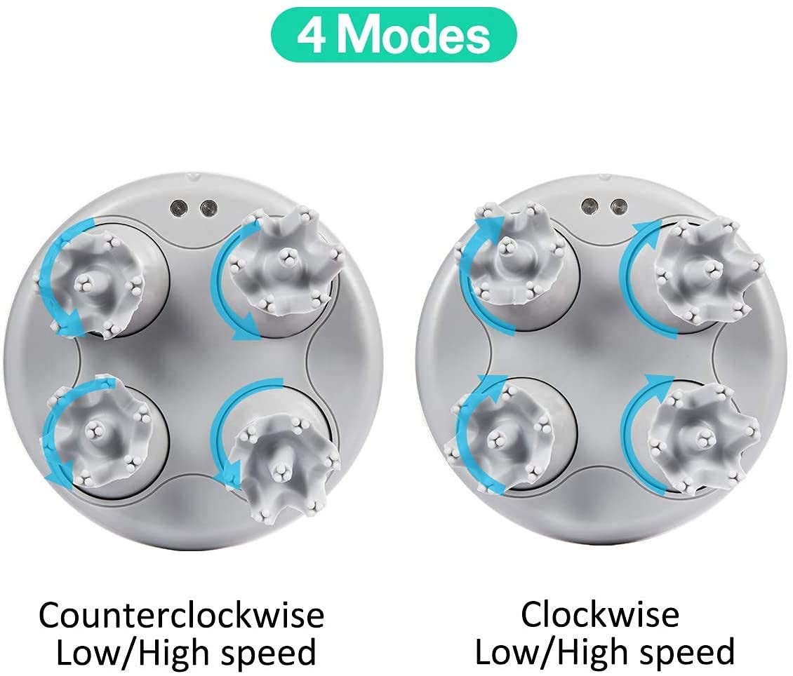 Masseur Cuir Chevelu - utilisation cheveux