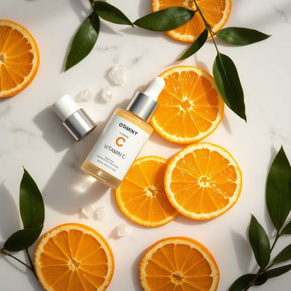 Sérum Vitamine C — flatlay